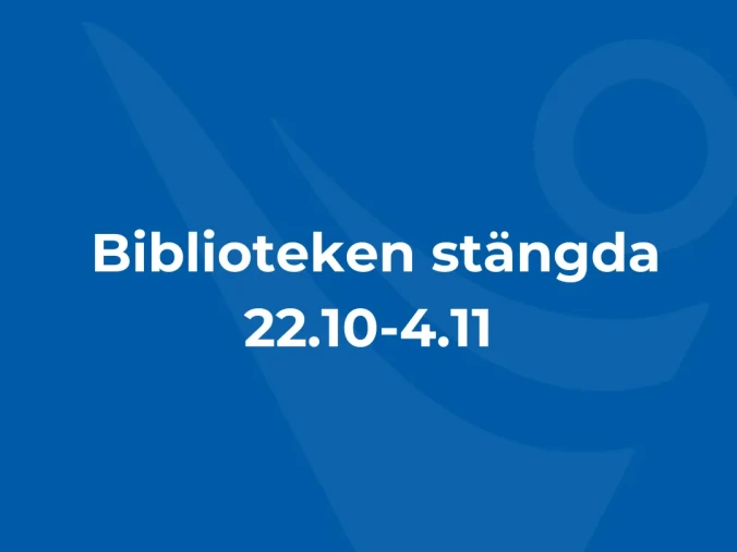 Biblioteken stangda
